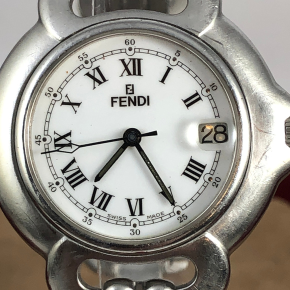 Fendi Other - Vintage Fendi Stainless Steel Watch Roman Numerals